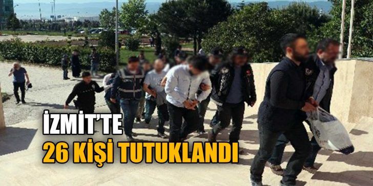 Kocaeli’de Narkotik ekiplerince yapılan operasyonda uyuşturucu sattığı iddiasıyla gözaltına alınan