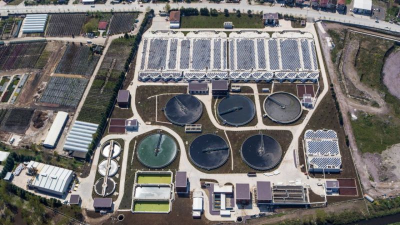 Kocaeli Büyükşehir Belediyesi İSU Genel Müdürlüğüne ait güneş enerji santrallerinden,