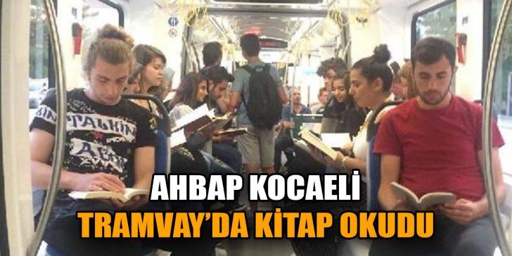 AHBAP Kocaeli üyeleri kitap okuma farkındalığına dikkat çekmek için Akçaray’da