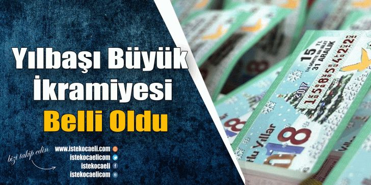 Milli Piyangonun yılbaşı özel çekilişinde büyük ikramiye 70 milyon lira