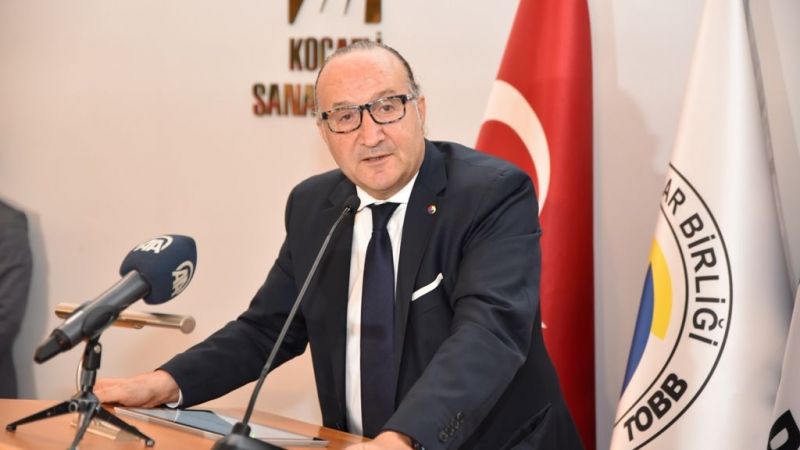 Kocaeli Sanayi Odası (KSO) Yönetim Kurulu Başkanı Ayhan Zeytinoğlu, aylık