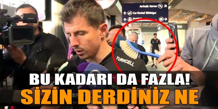 Konya’dan özel uçakla Keflavik Havalimanı’na gelen Milli Takım kafilesi, ülkeye