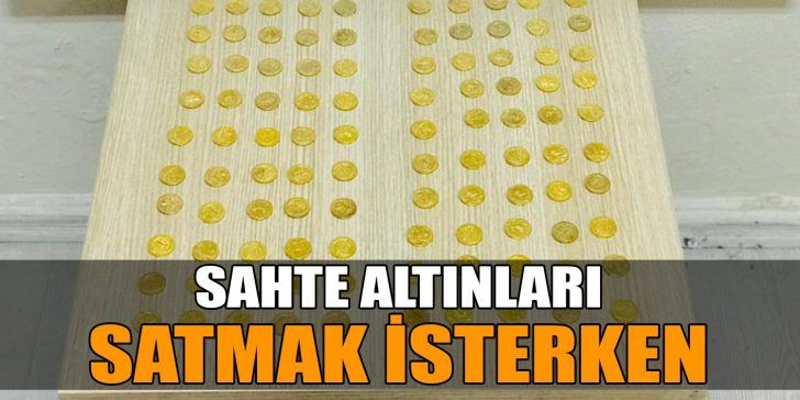 Kocaeli’nin Darıca ilçesinde, vatandaşa sahte altın satarak dolandırmak istediği iddiasıyla gözaltına alınan