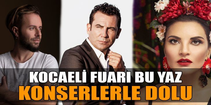 Kocaeli, Büyükşehir Belediyesi tarafından düzenlenecek konser etkinlikleriyle ünlü sanatçıların akınına