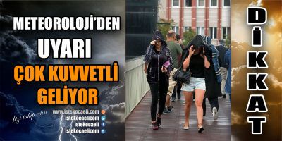 Marmara Bölgesi’nde Kocaeli ve Sakarya çevrelerinde kuvvetli yağış bekleniyor. Meteoroloji