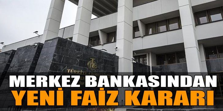 Türkiye Cumhuriyet Merkez Bankası (TCMB) Para Politikası Kurulu (PPK), politika faizi olan bir hafta vadeli