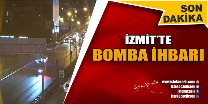 İzmit Eski perşembe pazarı Milli İrade Meydanında şüpheli paket ihbarı