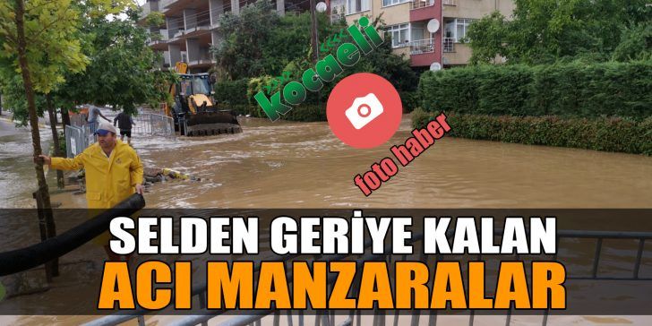 Kocaeli’nin Darıca ilçesinde sağanak nedeniyle bir depodan yaralı olarak kurtarılan