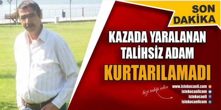 İzmit D-100 karayolu yan yol mevkisinde karşıdan karşıya geçmeye çalışan