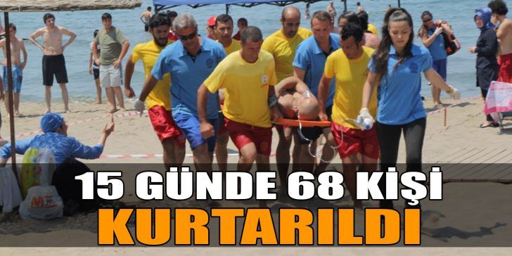 Kocaeli İtfaiyesi bünyesinde görev yapan KOSKEM ekipleri, 2019 yaz deniz