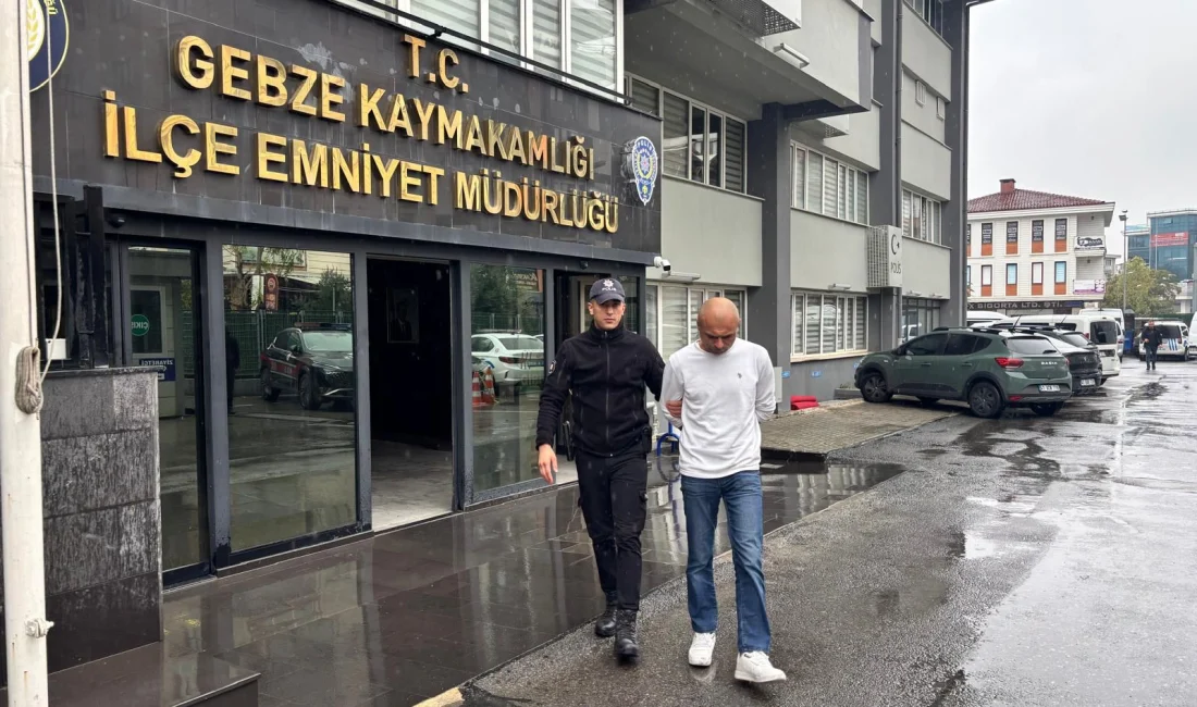 Kocaeli'de hakkında kesinleşmiş 5 yıl 9 ay hapis cezası bulunan