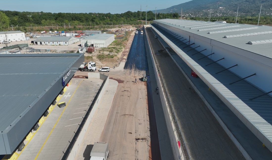 Büyükşehir Belediyesi, Railport İntermodal Lojistik Terminali’ne ulaşımı kolaylaştırmak için altyapı