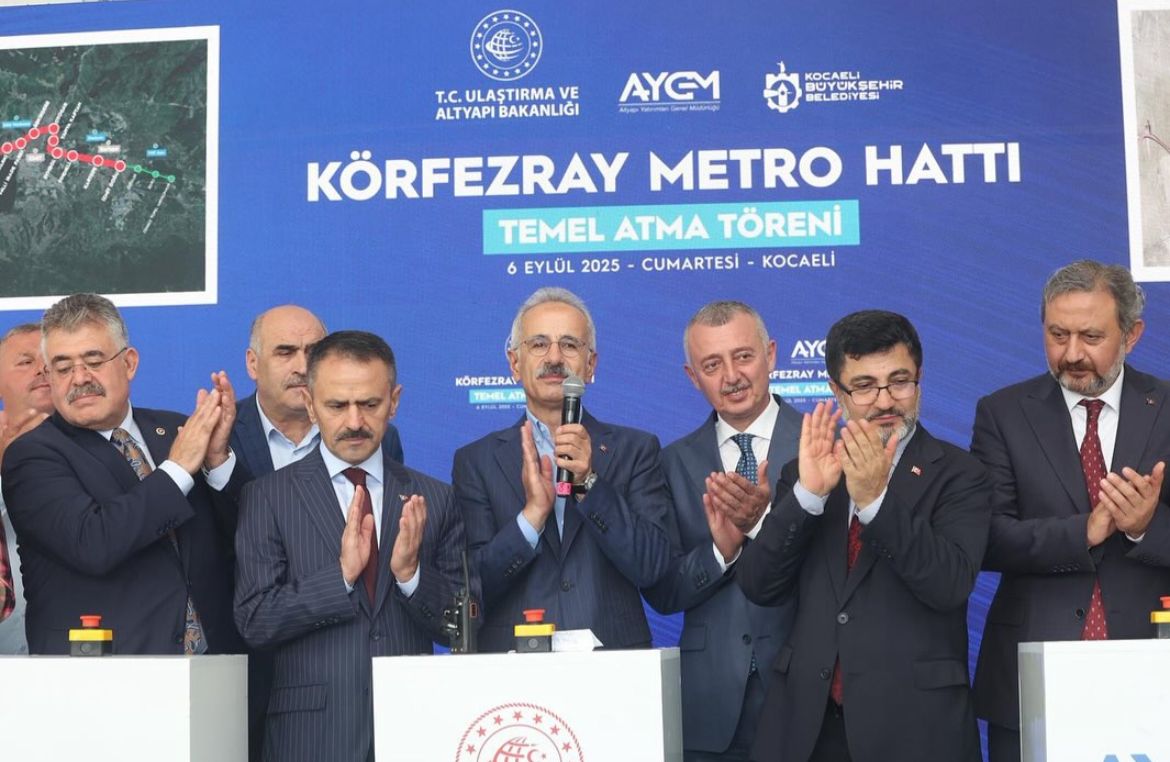 Kocaeli'de 77 milyar TL yatırım bedeliyle hayata geçirilen Körfezray Metro