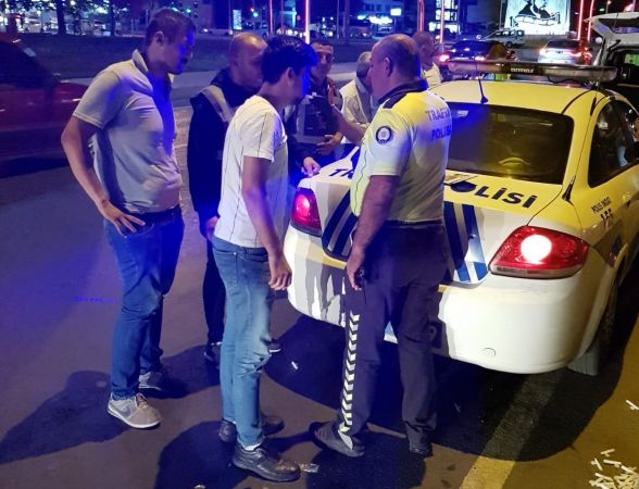 Büyükşehir Belediyesi’nin emniyet ekipleri ile özel halk otobüslerine yönelik yaptığı