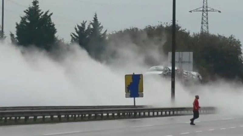 Kartepe'de sınai ve tıbbi gaz üretiminin yapıldığı bir fabrikadan sızan