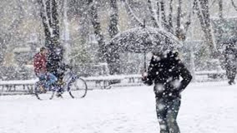 Meteoroloji Genel Müdürlüğü (MGM) tarafından yapılan yazılı açıklamada, bugün bazı