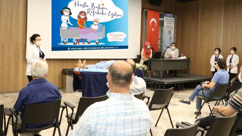Kocaeli Büyükşehir Belediyesi hasta yakınlarına konusunda eğitimli ve deneyimli eğitim