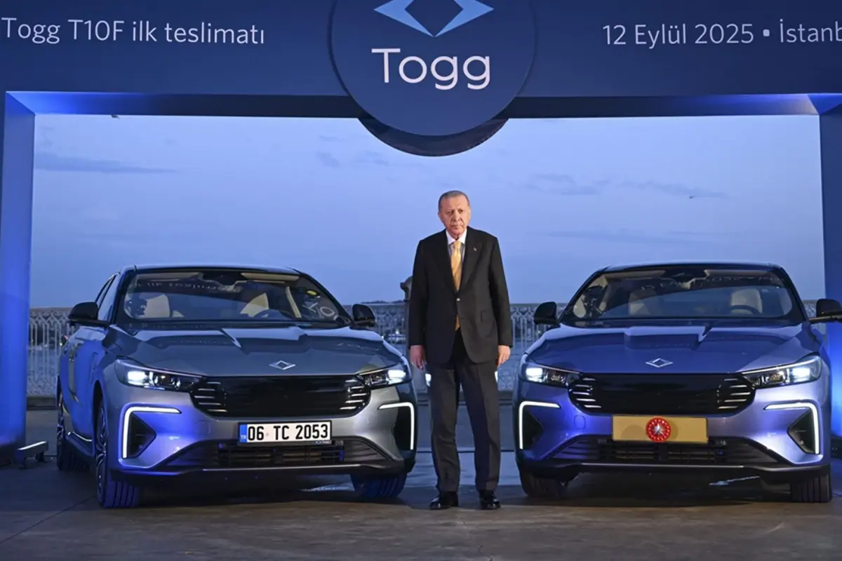 Türkiye’nin yerli ve milli otomobili Togg’un sedan modeli T10F, bugün