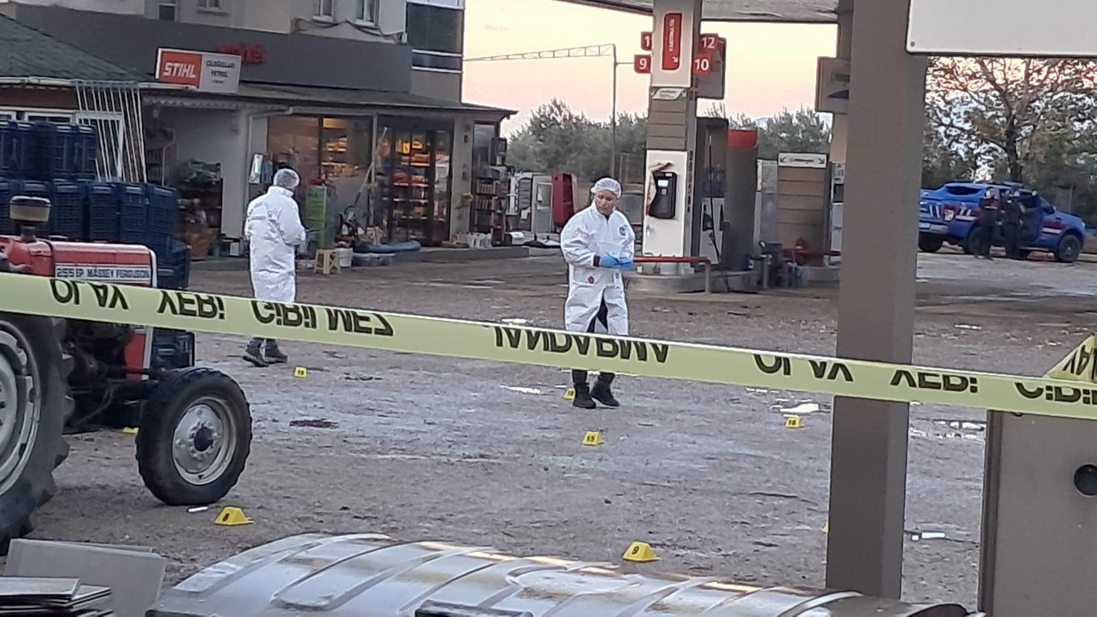 Bursa’nın İznik ilçesinde sabah saatlerinde bir benzinlikte çıkan silahlı çatışmada