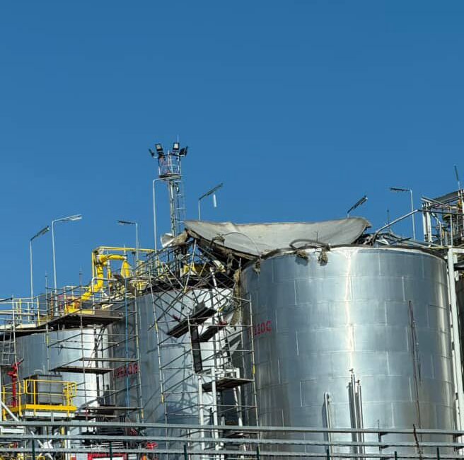 Dilovası'nda bulunan TN Maleik Petrokimya fabrikasında henüz bilinmeyen bir nedenle