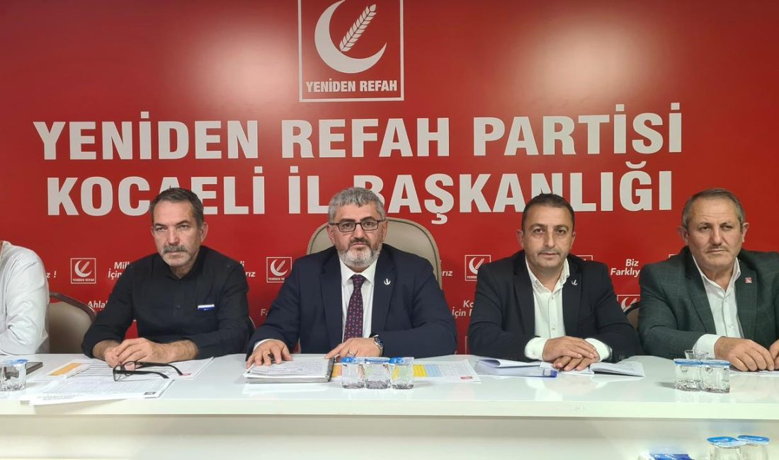 Yeniden Refah Partisi Kocaeli Teşkilatı, 16 Kasım’daki büyük kongreye İl