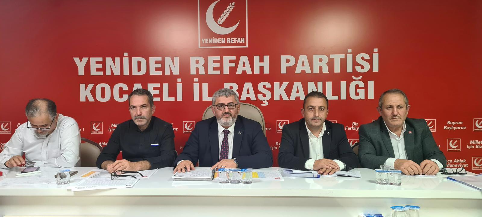 Yeniden Refah Partisi Kocaeli Teşkilatı, 16 Kasım’daki büyük kongreye İl