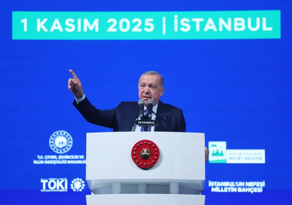 Cumhurbaşkanı Recep Tayyip Erdoğan, Atatürk Havalimanı Millet Bahçesi'nin açılışında konuştu.
