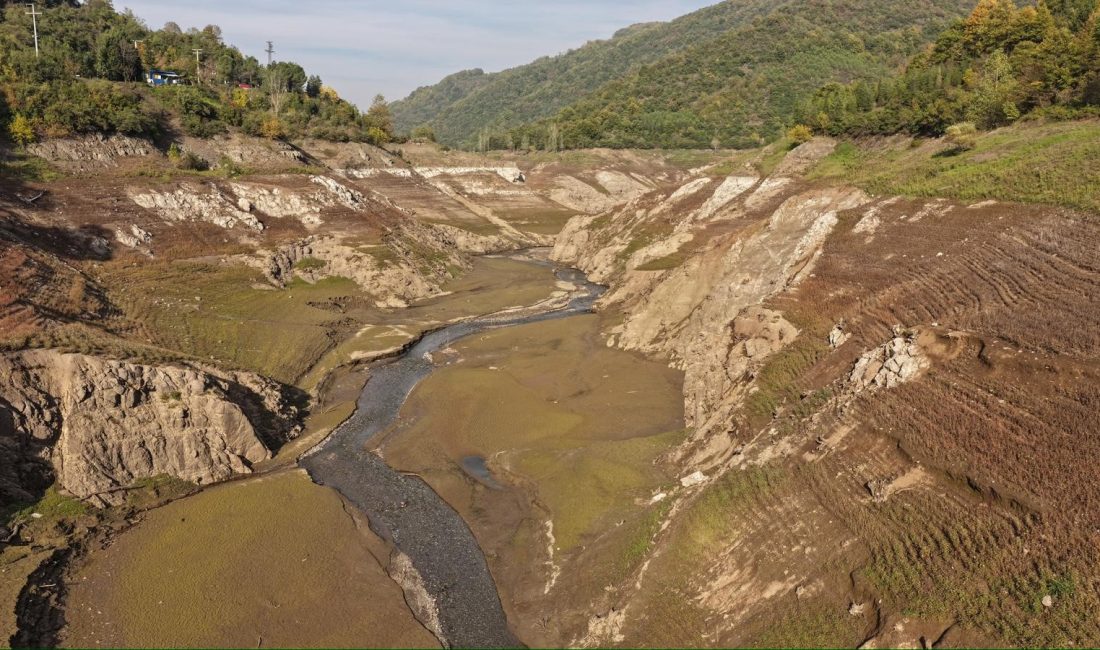 Kocaeli'nin en büyük içme suyu kaynağı olan Yuvacık Barajı’ndaki doluluk