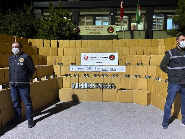 Ticaret Bakanlığı Gümrükler Muhafaza ekipleri 30 ayrı operasyonda değeri 274