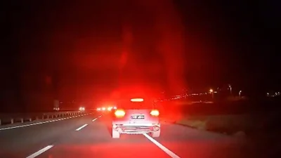 Kırıkkale'de trafikte tehlikeli manevralar yaparak başka bir araçtaki ailenin can