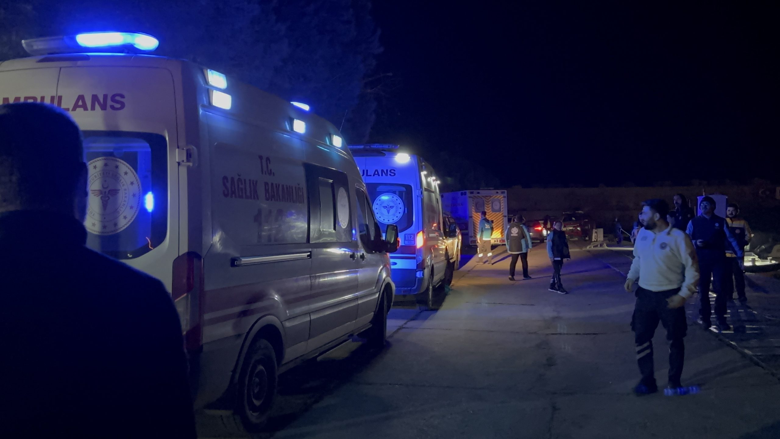 Kocaeli'nin Kandıra ilçesi Kefken açıklarında yangın çıkan yabancı menşeli gemideki