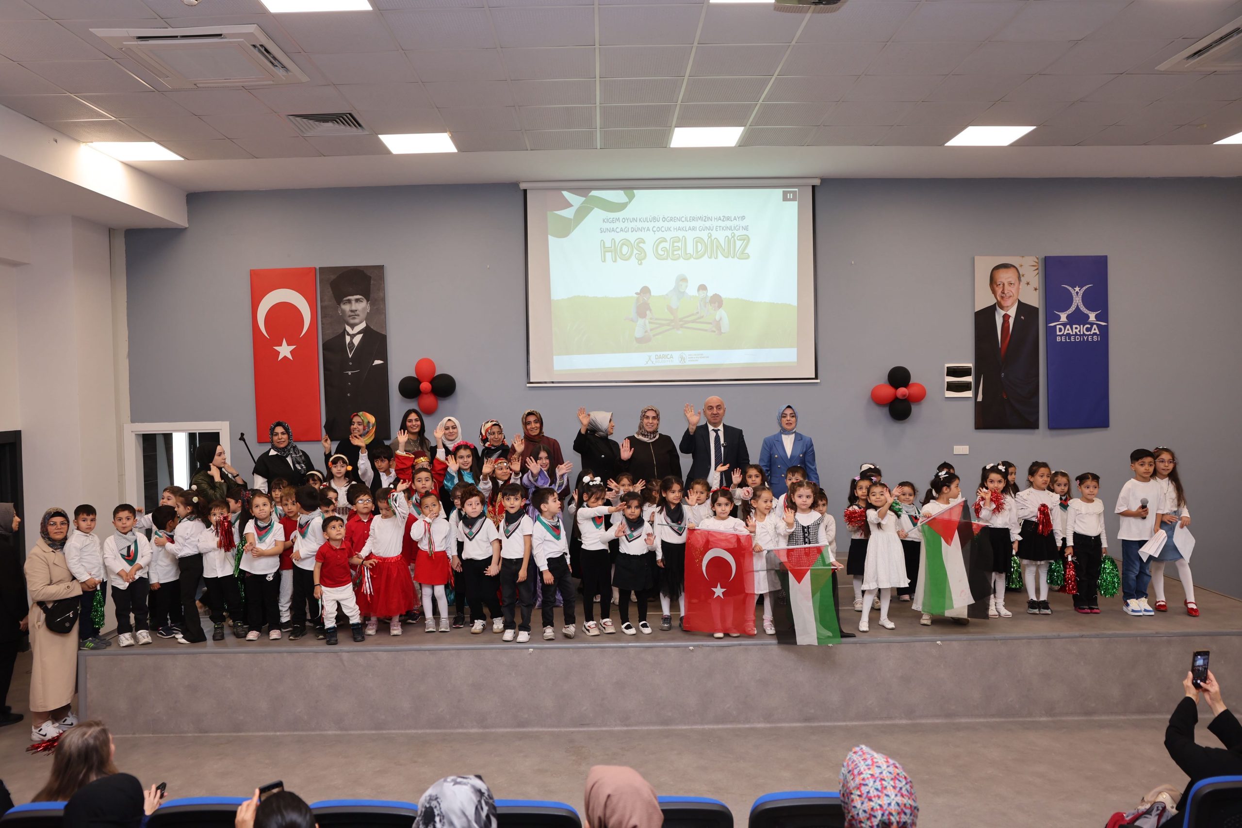 Darıca Belediyesi KİGEM Çocuk Kulübü, Dünya Çocuk Hakları Günü’nde Gazzeli