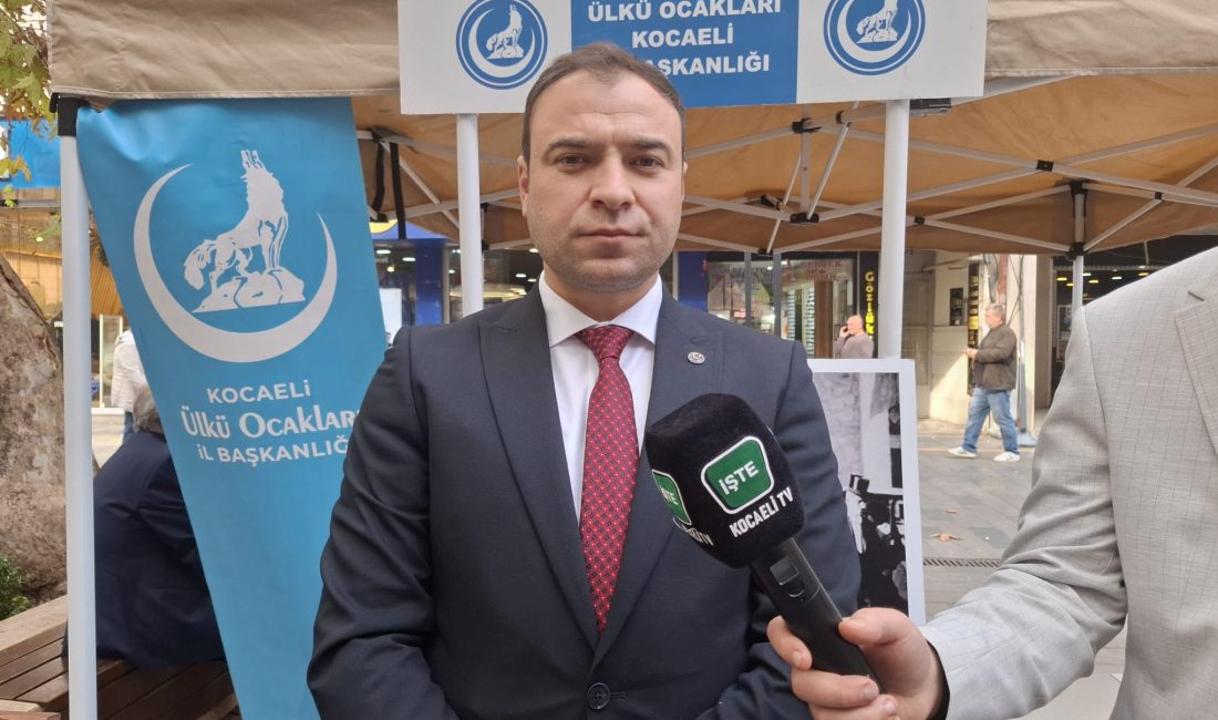 Kocaeli Ülkü Ocakları İl Başkanı Abdulkadir Özdemir, Gazi Mustafa Kemal