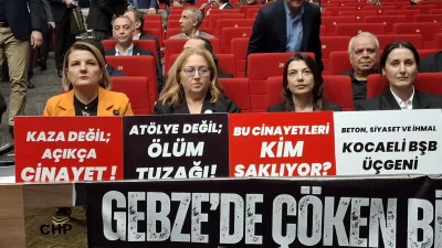 Kocaeli Büyükşehir Belediyesi Kasım ayı meclis toplantısında gelen CHP grubu