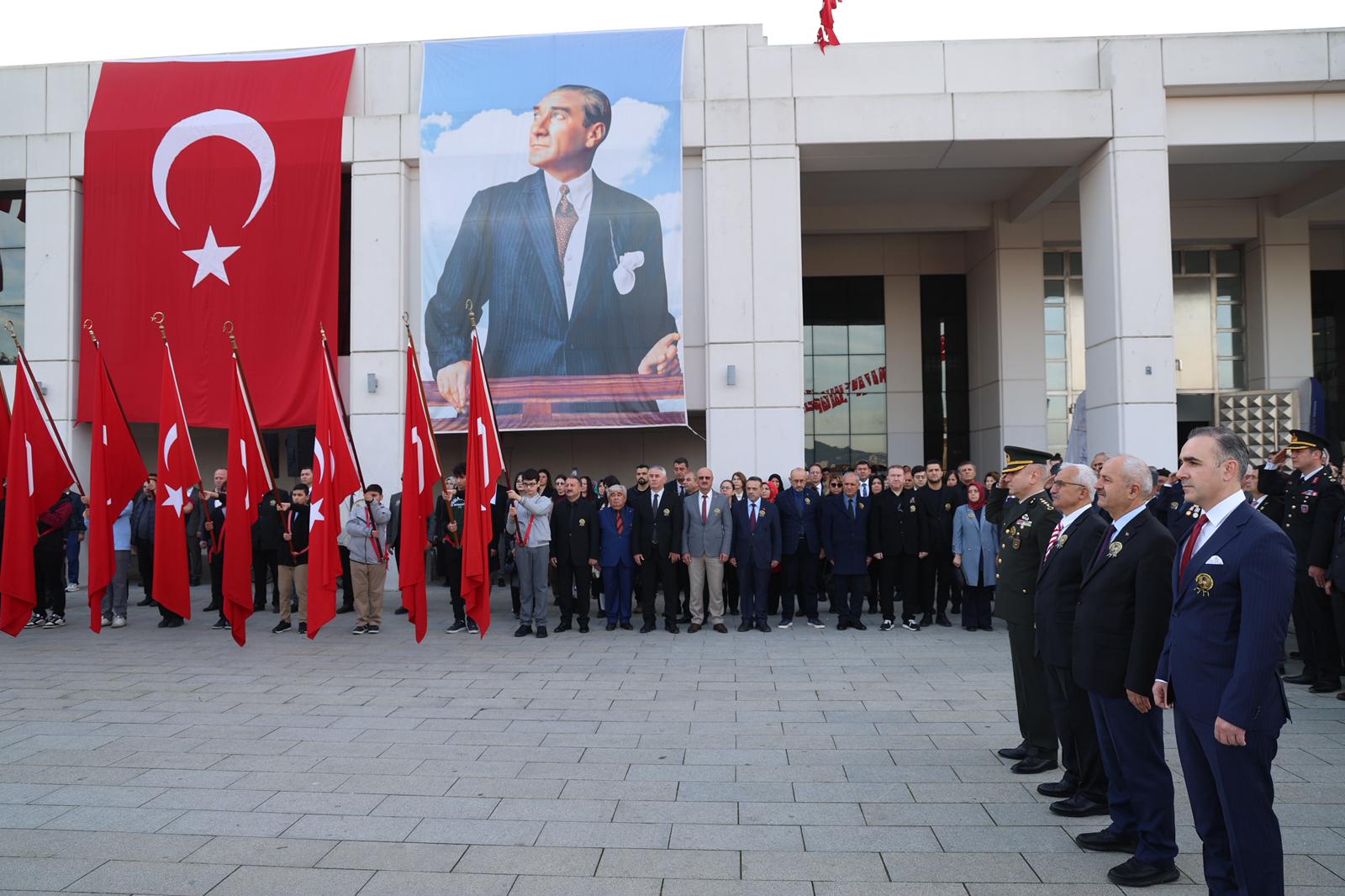 Gazi Mustafa Kemal Atatürk, vefatının 87. yılında Gebze’de saygı, minnet