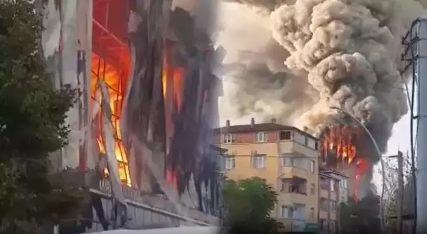 Dilovası, Mimar Sinan Mahallesi’nde sabah saatlerinde meydana gelen yangın ve
