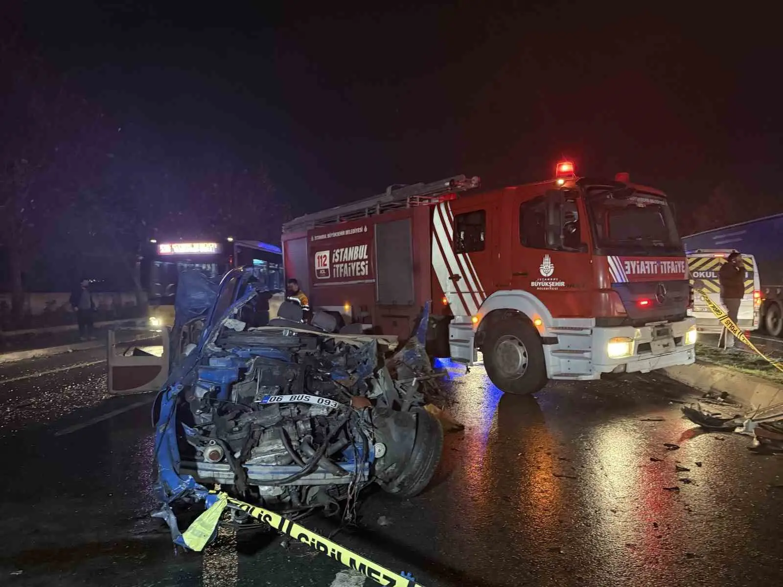 Başakşehir, Başak Mahallesi Mahmutbey Yolu’nda saat 19.30 sıralarında korkunç bir