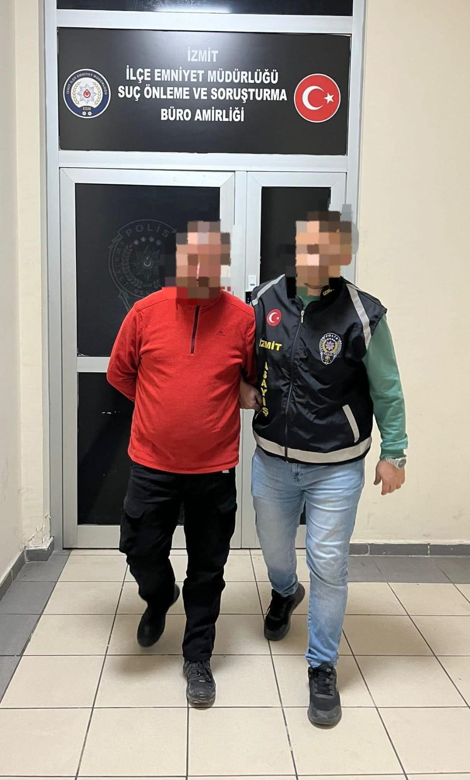 Kocaeli Emniyet Müdürlüğü ekipleri, uyuşturucu ticareti suçundan kesinleşmiş hapis cezası