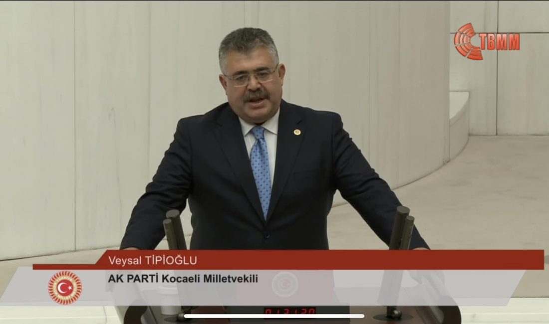 AK Parti Kocaeli Milletvekili Veysel Tipioğlu, TBMM Genel Kurulu’nda Kocaeli’ye