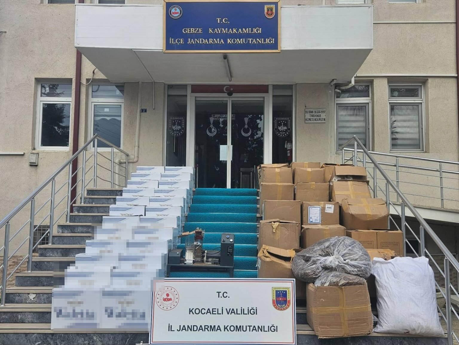 Kocaeli İl Jandarma Komutanlığı ekipleri, Darıca’da düzenledikleri operasyonla piyasa değeri