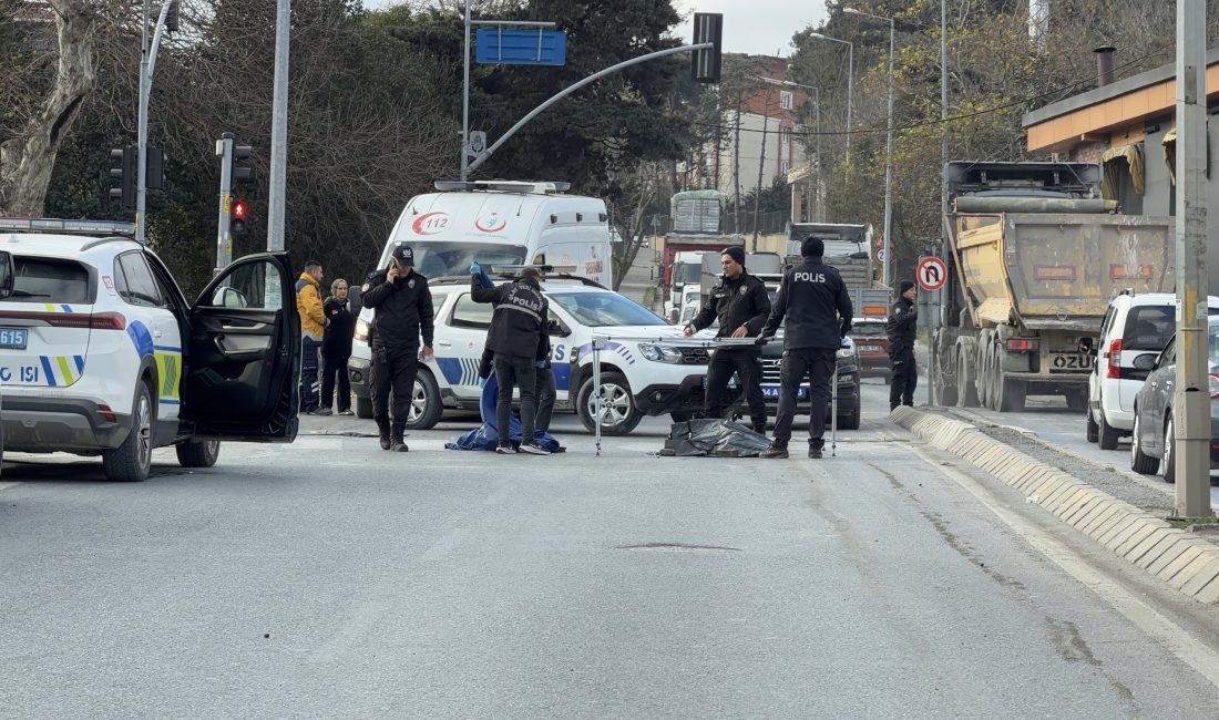 İstanbul Arnavutköy’de yolun karşısına geçmeye çalışırken hafriyat kamyonunun çarptığı yaşlı
