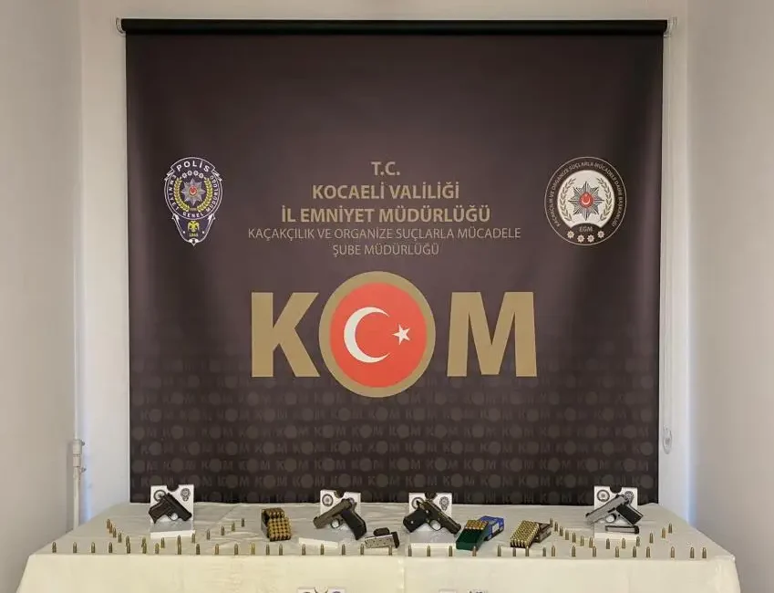 Kocaeli ve İstanbul’da suç örgütüne yönelik düzenlenen eş zamanlı operasyonda
