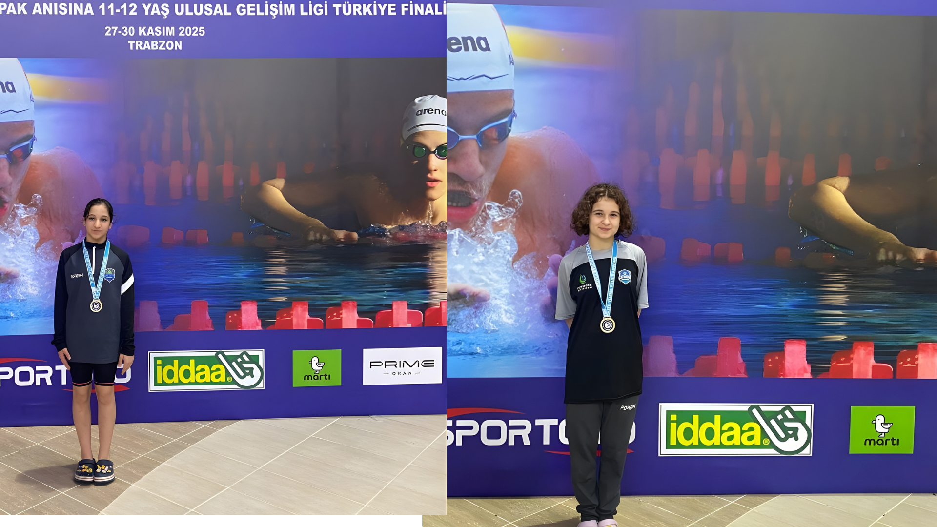 Trabzon’da düzenlenen Türkiye Yüzme Federasyonu Vedia Nil Apak Anısına Arena