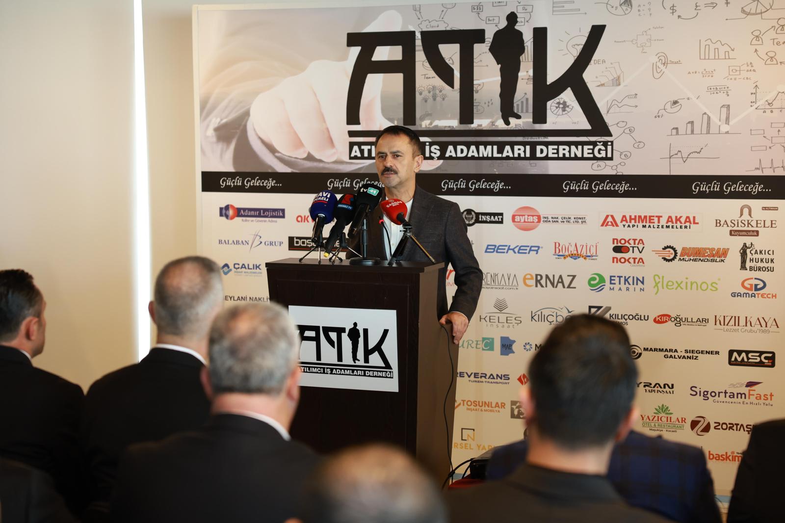 Atılımcı İş Adamları Derneği’nin (ATİK) 9. Olağan Genel Kurulu, Vali