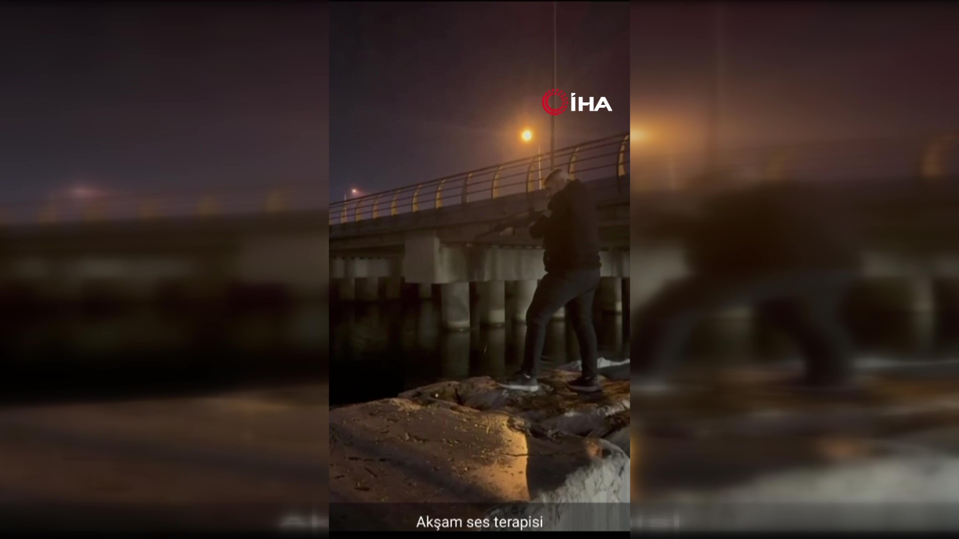 Büyükçekmece’de denize pompalı tüfekle ateş edip, sosyal medyada "ses terapisi"