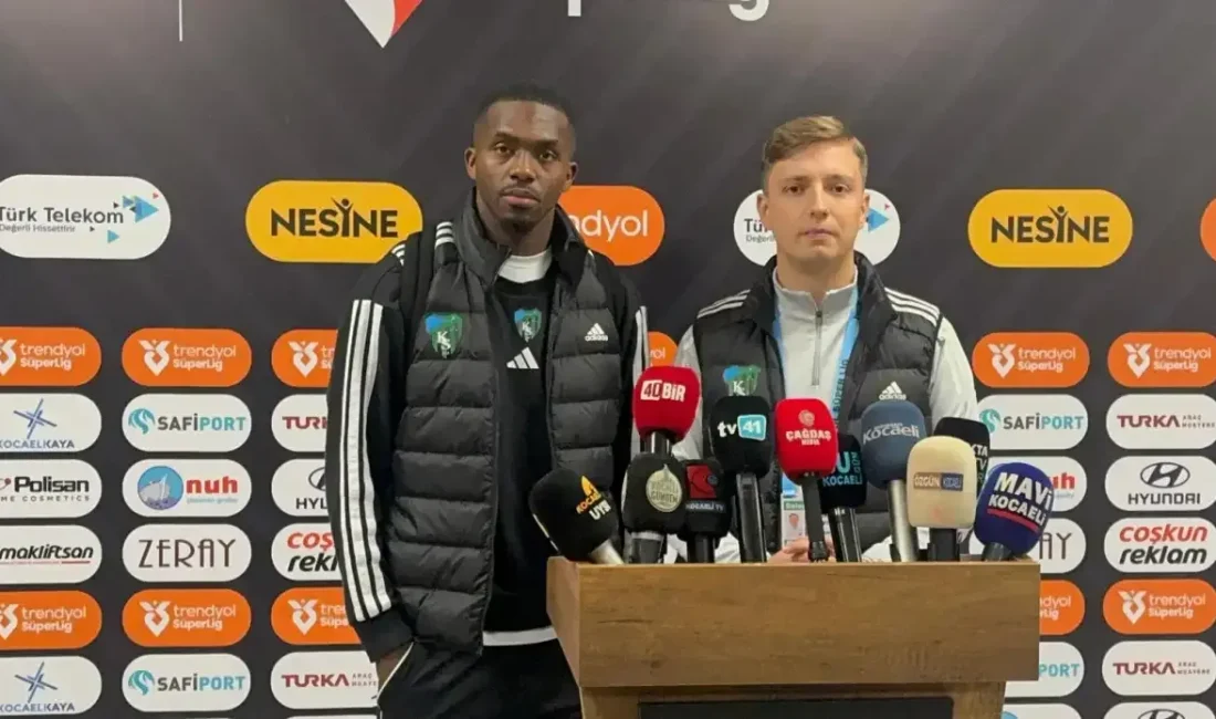 Kocaelispor’un savunma oyuncusu Anfernee Dijksteel, Trendyol Süper Lig’in 15. haftasında