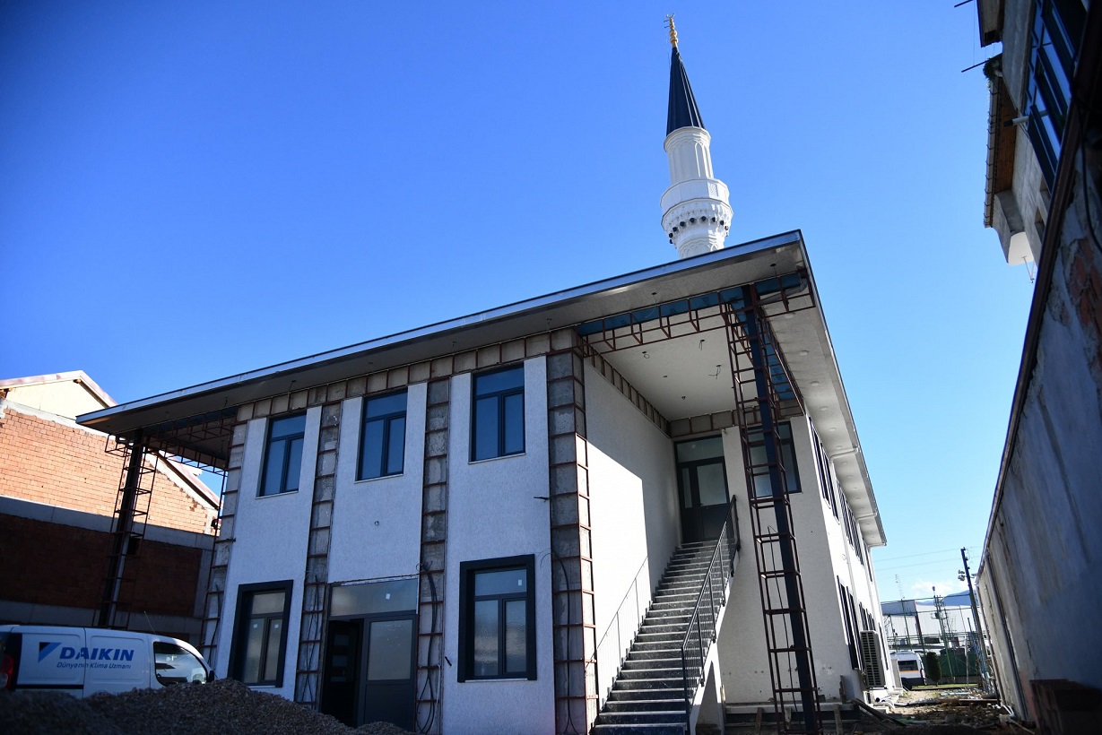 Başiskele Belediyesi ve hayırseverlerin katkılarıyla Vezirçiftliği Mahallesi’nde yapımı süren Gazze