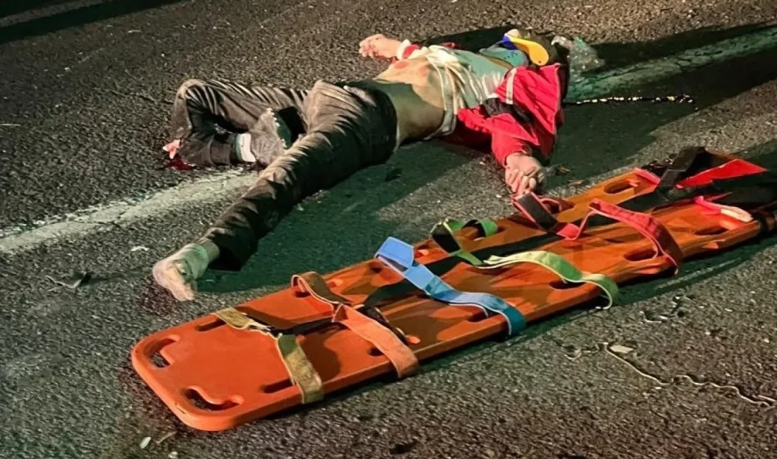 Manisa’nın Turgutlu ilçesinde gece saatlerinde meydana gelen çift taraflı trafik