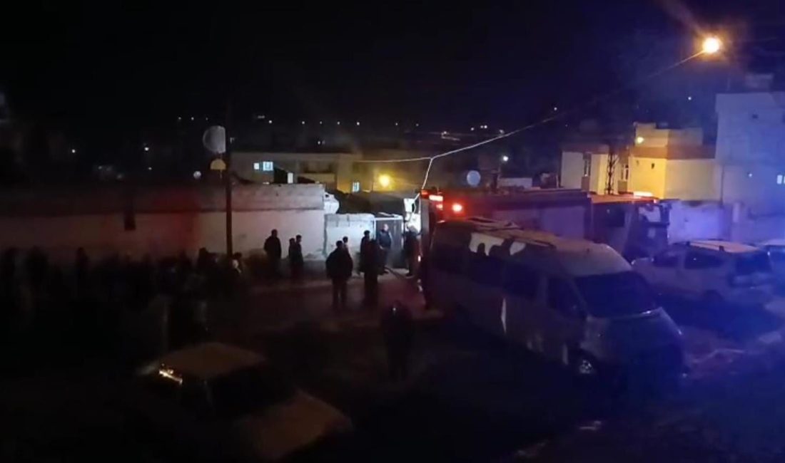 Şanlıurfa’nın Bozova ilçesinde bir evde mutfak tüpünün patlaması sonucu 2’si