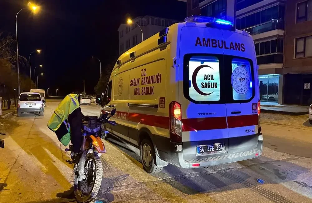 Uşak merkeze bağlı Kemalöz Mahallesi Değirmendere Caddesi üzerinde meydana gelen